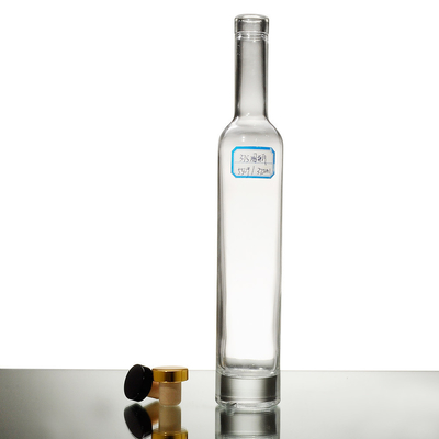 Garrafa de vidro congelado de 375 ml e 500 ml com impressão de rótulo e amostra gratuita