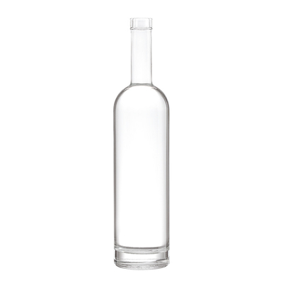 Cristal Branco 750 ml Super Flint Glass Bottle para Whiskey Tequila Champagne Rum Vodka