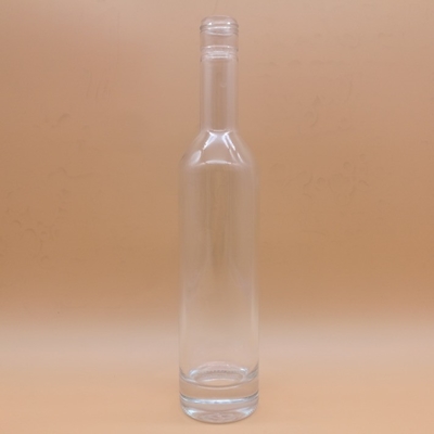 Garrafas de álcool de vidro de 500 ml com cor congelada/transparente/pintada