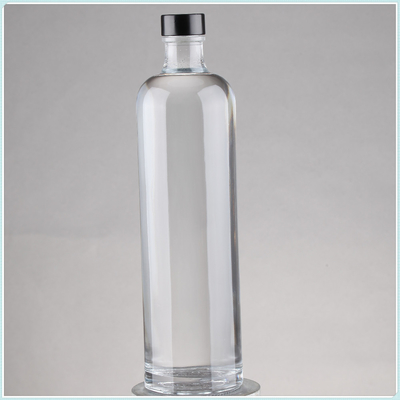 Garrafas de álcool de vidro de pedra com cortiça 75cl Capacidade 750ml