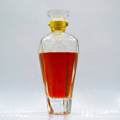 Garrafa de licor vazia personalizada 1L garrafa de vidro de vodka com design exclusivo Expedição expressa