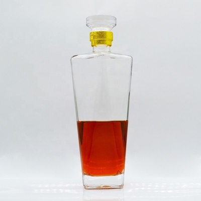 Garrafa de licor vazia personalizada 1L garrafa de vidro de vodka com design exclusivo Expedição expressa