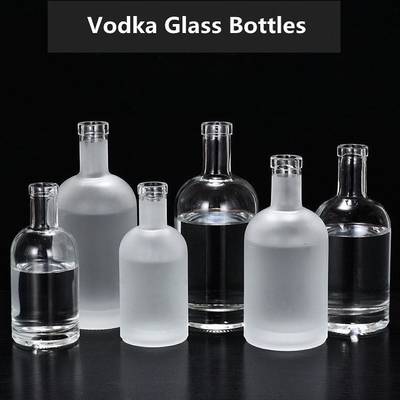 700 ml frasco quadrado 250 ml gin vodka bebida de licor garrafa de vidro de Yuncheng Ruisheng