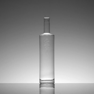 Garrafa de suco de vidro de cristal personalizada da Itália com tipo de vedação de cortiça