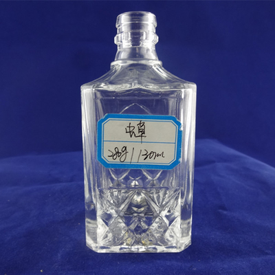 Fabricado sob medida 50ml 100ml Spray Glass Dropper Bottle para perfume recarregável OEM aceito