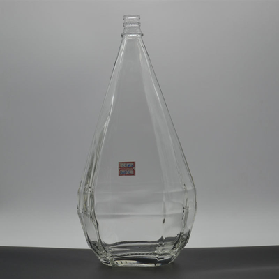 Botão de vidro de estampagem a quente de processo profundo para vinho em forma de gota de água