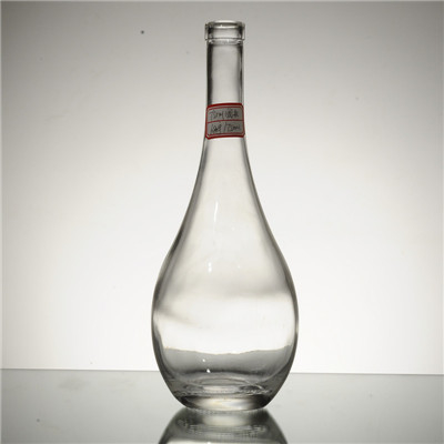 Botão de vidro de estampagem a quente de processo profundo para vinho em forma de gota de água