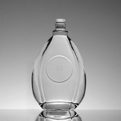 Botão de vidro de estampagem a quente de processo profundo para vinho em forma de gota de água