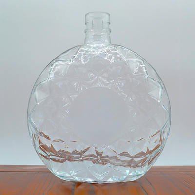 Decal Superficie Handling Super Flint Material de vidro Vazio 750 ml garrafa de vodka para bebidas espirituosas