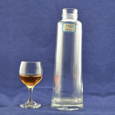 Fota de vidro de álcool com rolhas de cortiça 1 litro de capacidade