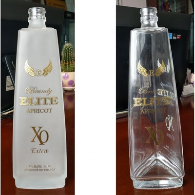 Bebidas industriais Garrafa de vidro vazia com rolha de cortiça 375 ml 500 ml 750 ml