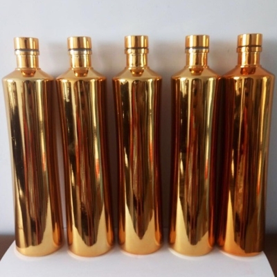 Electronic Custom Vodka Highly OEM/ODM 750ml garrafa de vidro de uísque com tampa de parafuso