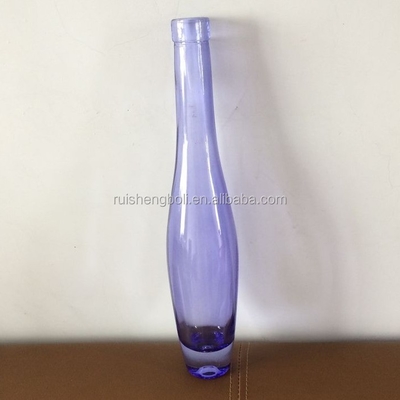 Tipo de vedação CROWN CAP Super Flint Wine Glass Bottle em material branco cristalino