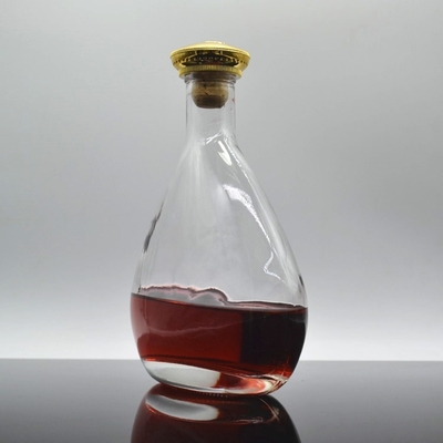 Super Flint Glass Material Botas redondas 0.5L/500ml/700ml para uísque em bebidas espirituosas finais