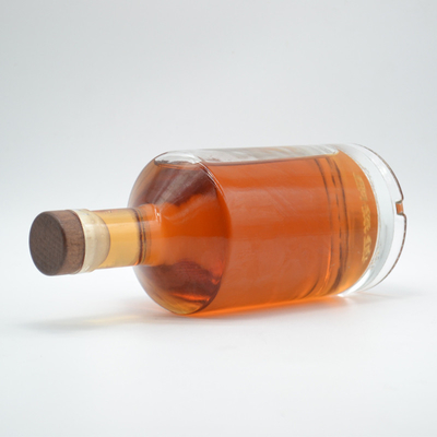 750 ml de Whisky Vazio Extra Flint Vodka Garrafa de vidro redonda para bebida