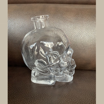 Decal 1000 ml de manuseio de superfície garrafa de vidro de crânio para bong de espírito