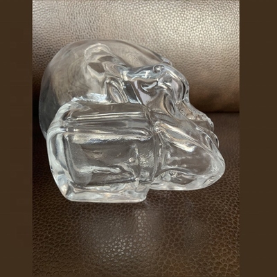 Decal 1000 ml de manuseio de superfície garrafa de vidro de crânio para bong de espírito