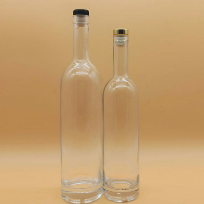 250 ml Super Flint Glass Gun Shape Rum Brandy Glass Bottle para Bebidas Alcoólicas