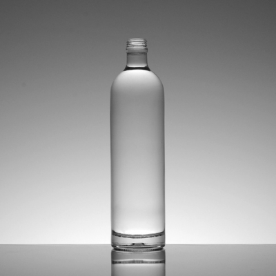 Garrafas de 750 ml de vidro claras para vodka uísque bebidas alcoólicas álcool