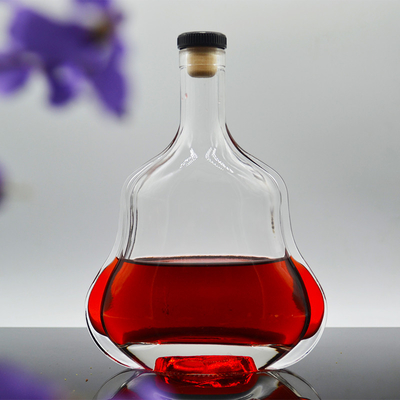 OEM/ODM aceitável garrafa de vidro de 1 litro para licor uísque gin tequila de profissional