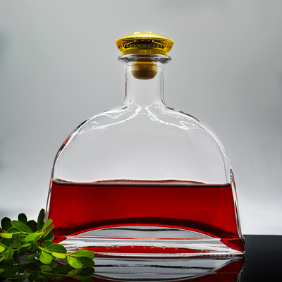 OEM/ODM aceitável garrafa de vidro de 1 litro para licor uísque gin tequila de profissional