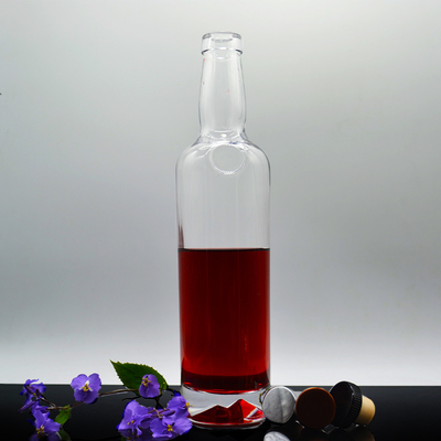 OEM/ODM aceitável garrafa de vidro de 1 litro para licor uísque gin tequila de profissional