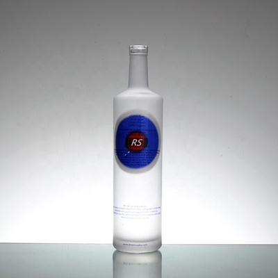 Super Flint Glass Cork Sealing Tipo 750 ml Vodka Whisky Sherry Whiskey Vinho Garrafas de vidro