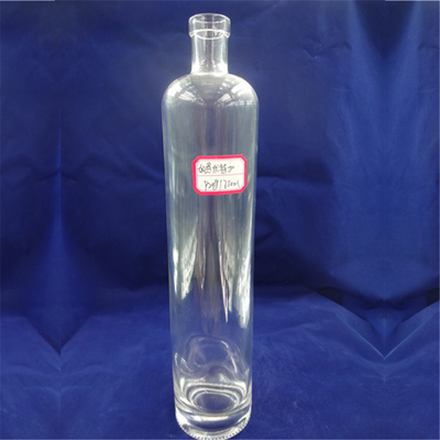 Amostra grátis 500 ml 750 ml Garrafa de vidro redonda com vedação de cortiça