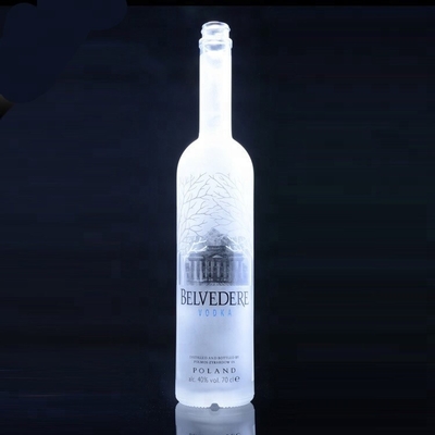 Super Flint Glass Collar 750ml garrafas de vodka com parafuso Top Tipo de vedação na promoção