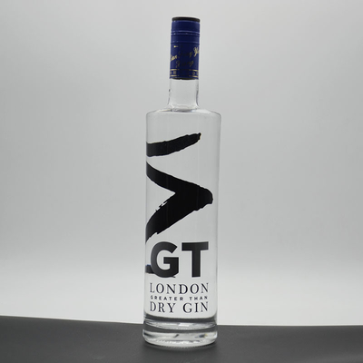 Manuseio de Decal Superficie Cristal Vazio Beluga Vodka garrafas 750ml para compra a granel