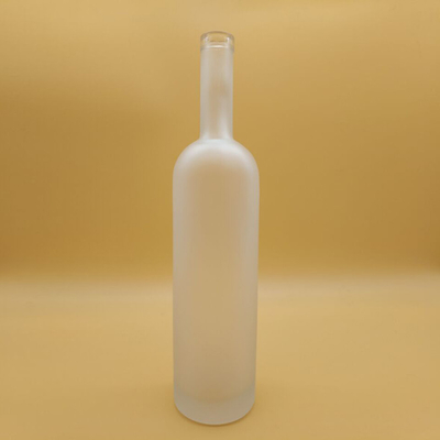 Garrafas de vidro de vodka congelada Termos FOB e material de pedra alta