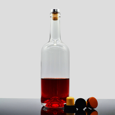 Super Flint Material de vidro 500ml 750ml 1000ml Vodka garrafa de vidro garrafa de gin em para o seu