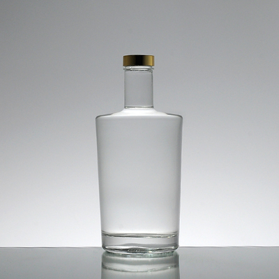 Garrafa de álcool de vidro de pedra super gravada 750 ml garrafa de vidro de licor a granel com cortiça 1 litro