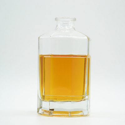 Botão de vidro de 750 ml de design personalizado com forma única e tipo de vedação Guala