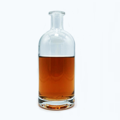 700 ml de garrafa de vidro de forma única para o material de vidro XO/Brandy Super Flint e tampa da coroa