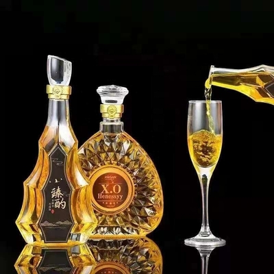 Cerveja 100ml 250ml 375ml 500ml 8oz 12oz 16oz Gin congelado Garrafa de vidro Com rolha de cortiça de madeira