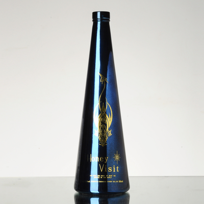 Material de vidro Super Flint 750ml garrafas de vidro de vodka personalizadas para Shandong Yuncheng