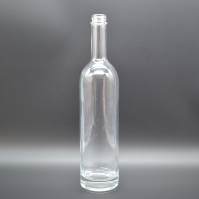 200 ml garrafa de vidro quadrado para venda de bebidas Super Flint Material de vidro Superficie de manipulação