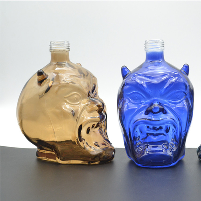 Impressão de logotipo personalizado 50ml Mini garrafa de vidro para Patron Tequila a granel 50cl 750ml Gin Vodka