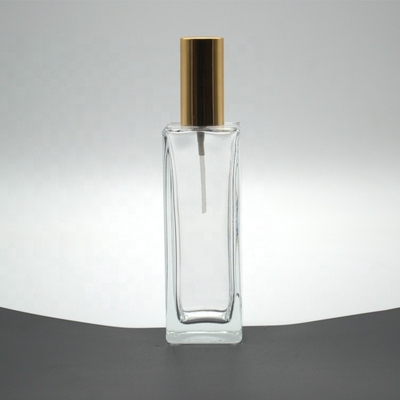 30 ml 50 ml 100 ml Spray Crystal Empty Glass Perfume Bottles Luxury Logo Decal ou Impressão