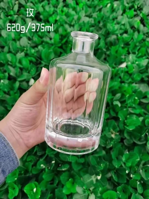 Embalagem privada cilindrica vazia alta 550ml 750ml 780ml 1L Decal Flask para álcool