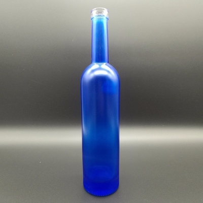 Gravação/Frost/Decal/Flasca de vidro 750 ml/1000 ml para Vodka Whisky Brandy Rum Gin