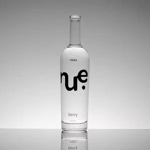500 ml 750 ml 1000 ml garrafa de vidro Super Flint para Vodka Industrial Whisky Rum Gin Liquor