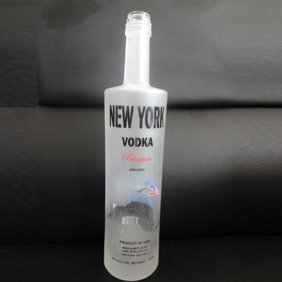 500 ml 750 ml 1000 ml garrafa de vidro Super Flint para Vodka Industrial Whisky Rum Gin Liquor