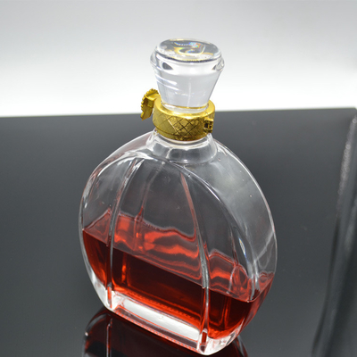 500ml 750ml Super Flint Glass White Spirits Liquor Bottle Perfeito para Vodka Brandy Rum