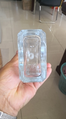 Cristal Branco Material Quadrado Garrafa de Vidro 500 ml para Espíritos Gin Rum Vodka Whiskey