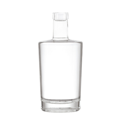 1000ml 750ml 700ml 500ml garrafa de vidro personalizada para licor vodka gin uísque padrão CE