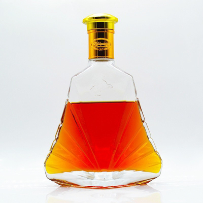 Bebidas Industriais Garrafa de vidro transparente de 700 ml com cortiça e material de vidro Super Flint