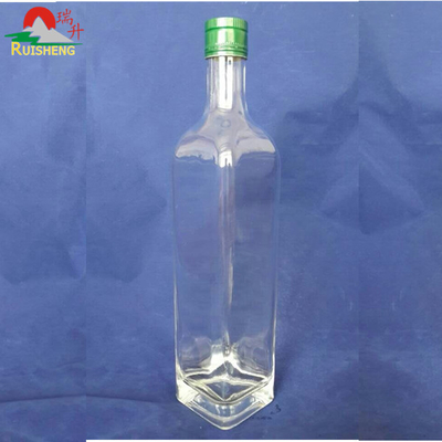 700 ml 750 ml Super Flint French Square Glass Bottle para álcool Padrão certificado SGS