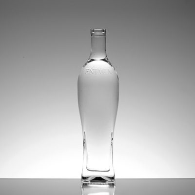 750 ml 700 ml garrafa de vidro de vinho espirituoso de cortiça clara com material de vidro Super Flint